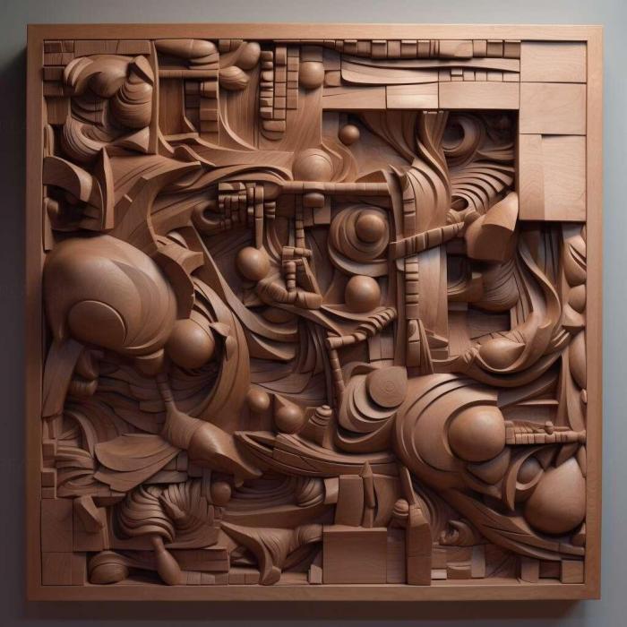 نموذج ثلاثي الأبعاد لآلة CNC 3D Art 